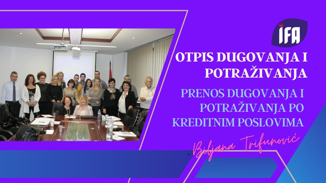 Otpis potraživanja i prenos duga