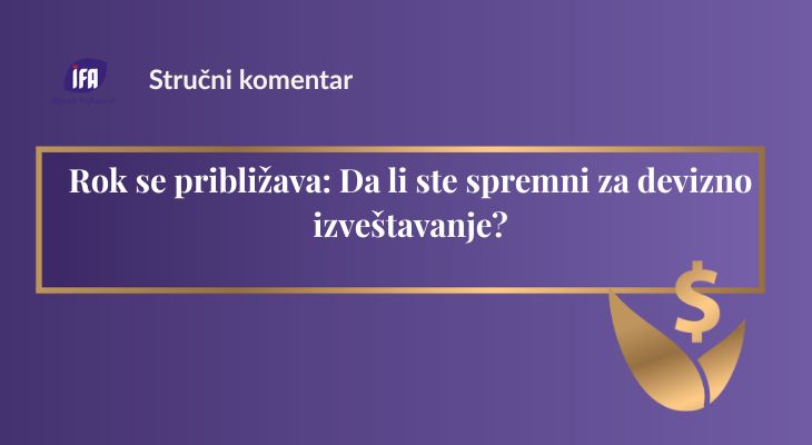 devizno izveštavanje