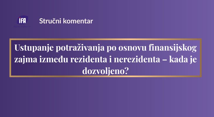 ustupanje potraživanja
