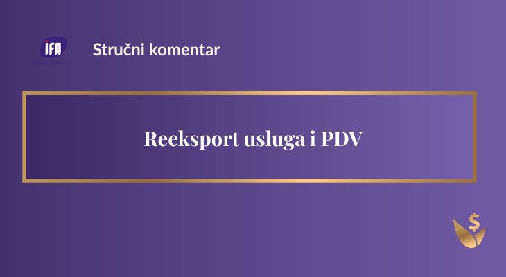 reeksport usluga PDV